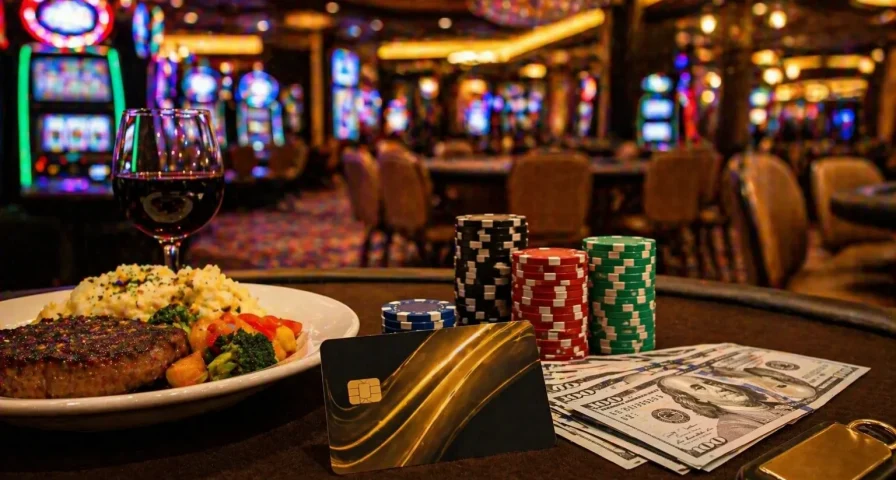 Как получить максимум от карты игрока в казино Рино: фриспины, еда, отель и кешбэк